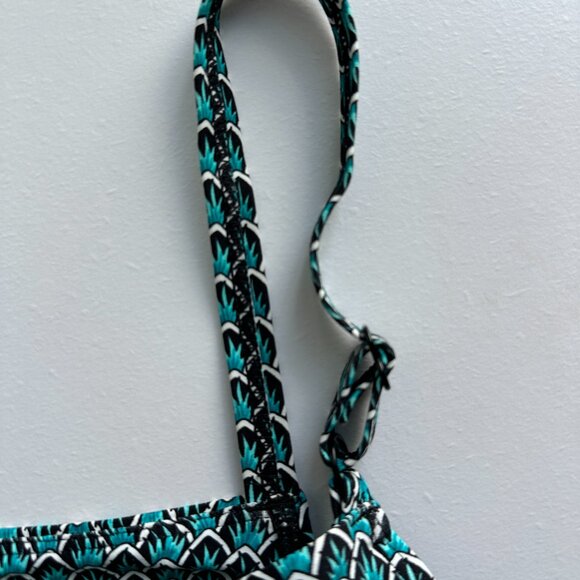 Beach House Tankini Swim Top Size 12 Adj Drawstring Hem Lined Bust Support - Picture 11 of 14